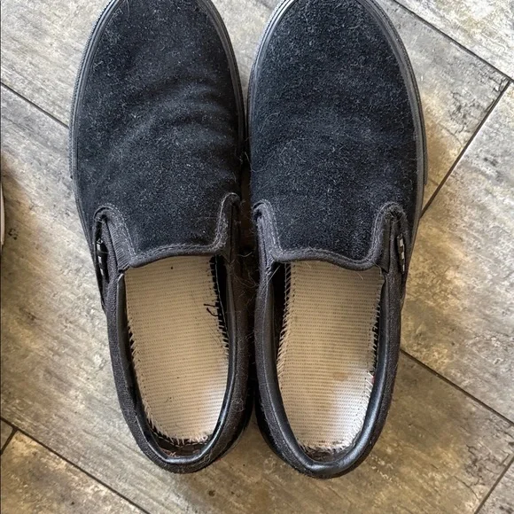 Vans men’s  Slip-On Sneakers - Black and Brown Pattern - Picture 6 of 7